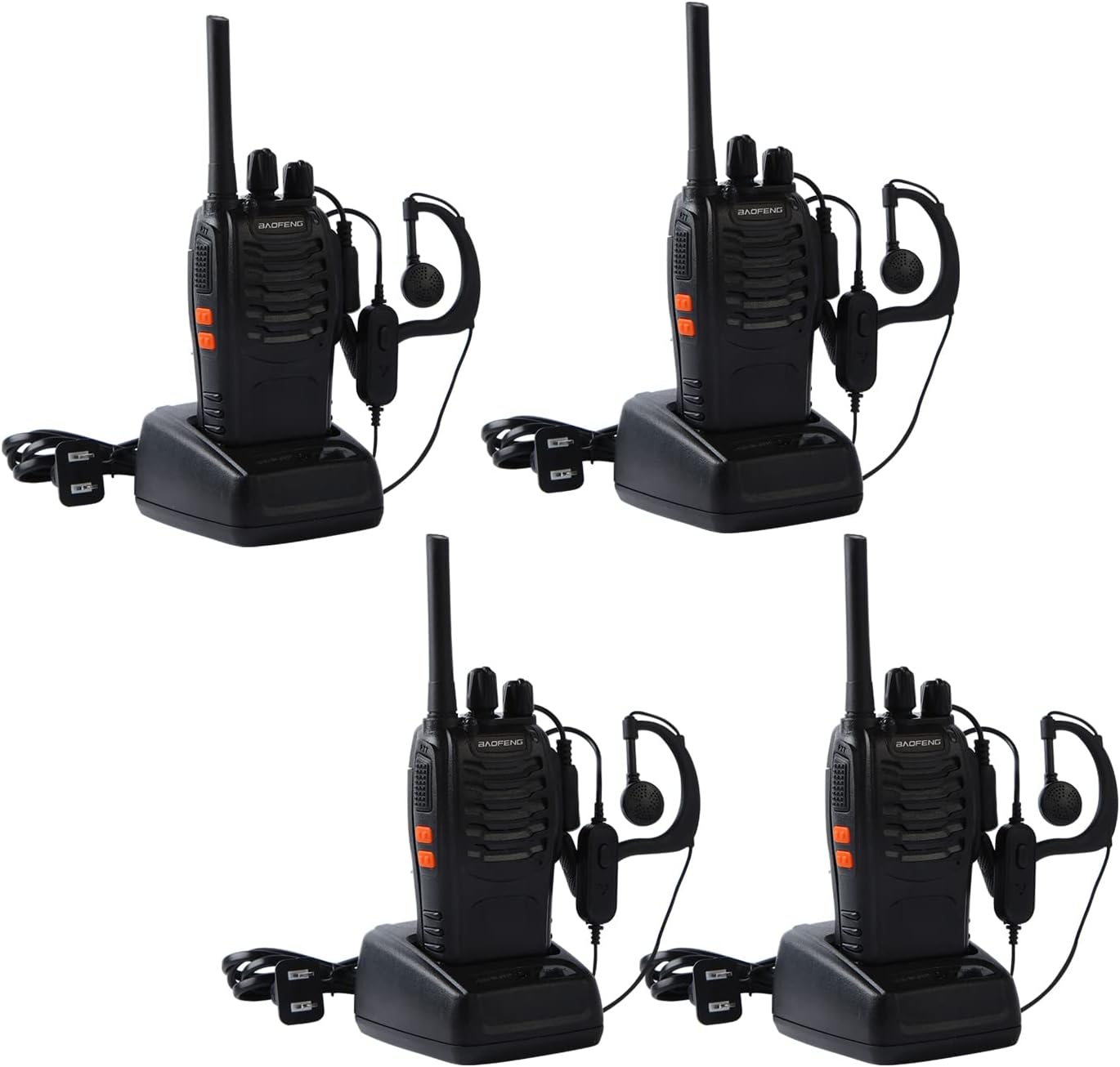 BAOFENG WalkieTalkies Long Range for Adults with Earpieces