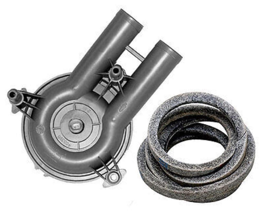 Edgewater Parts RB150003 Drain Pump and Belt Kit Compatible WIth The Following Brands: Alliance, Cissel, Huebsch, Ipso, Speed Queen, Unimac
