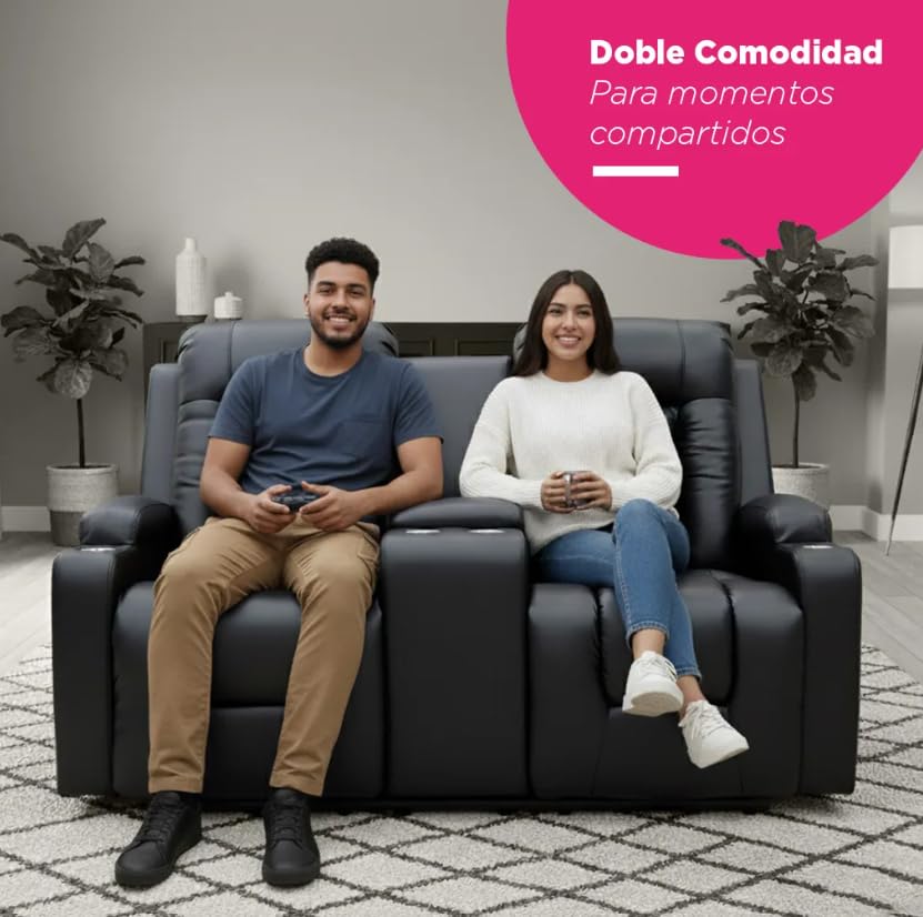 Recopilación de Reclinable Doble los 5 más buscados. 21 Imagen adicional