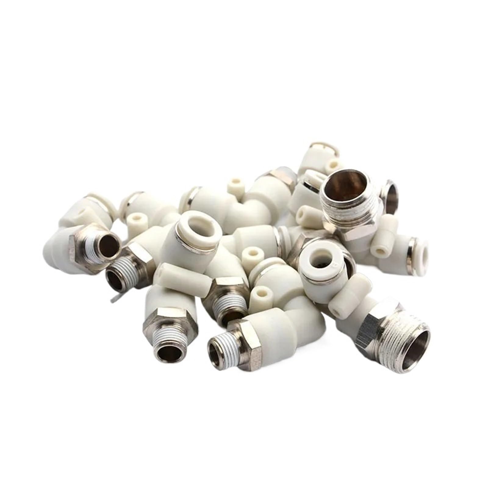 10 pezzi/lotto PL 12/16 raccordo pneumatico a pressione for tubo in plastica 1/8 1/4 3/8 1/2 attacco rapido aria maschio(PL12 03 12mm 3-8,R Thread)