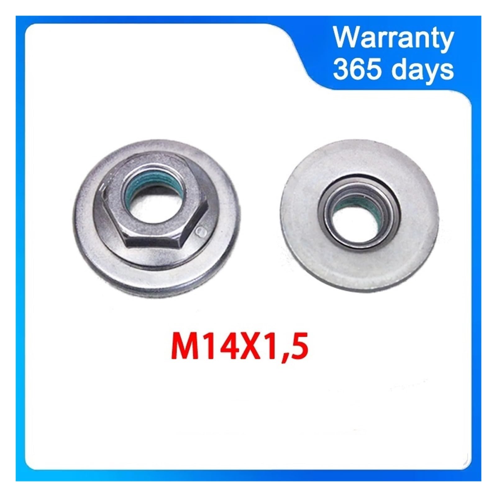 Tuerca Autoblocante Tuerca autoblocante para Tornillos | Collarín Hexagonal M14X1.5(4 pcs)