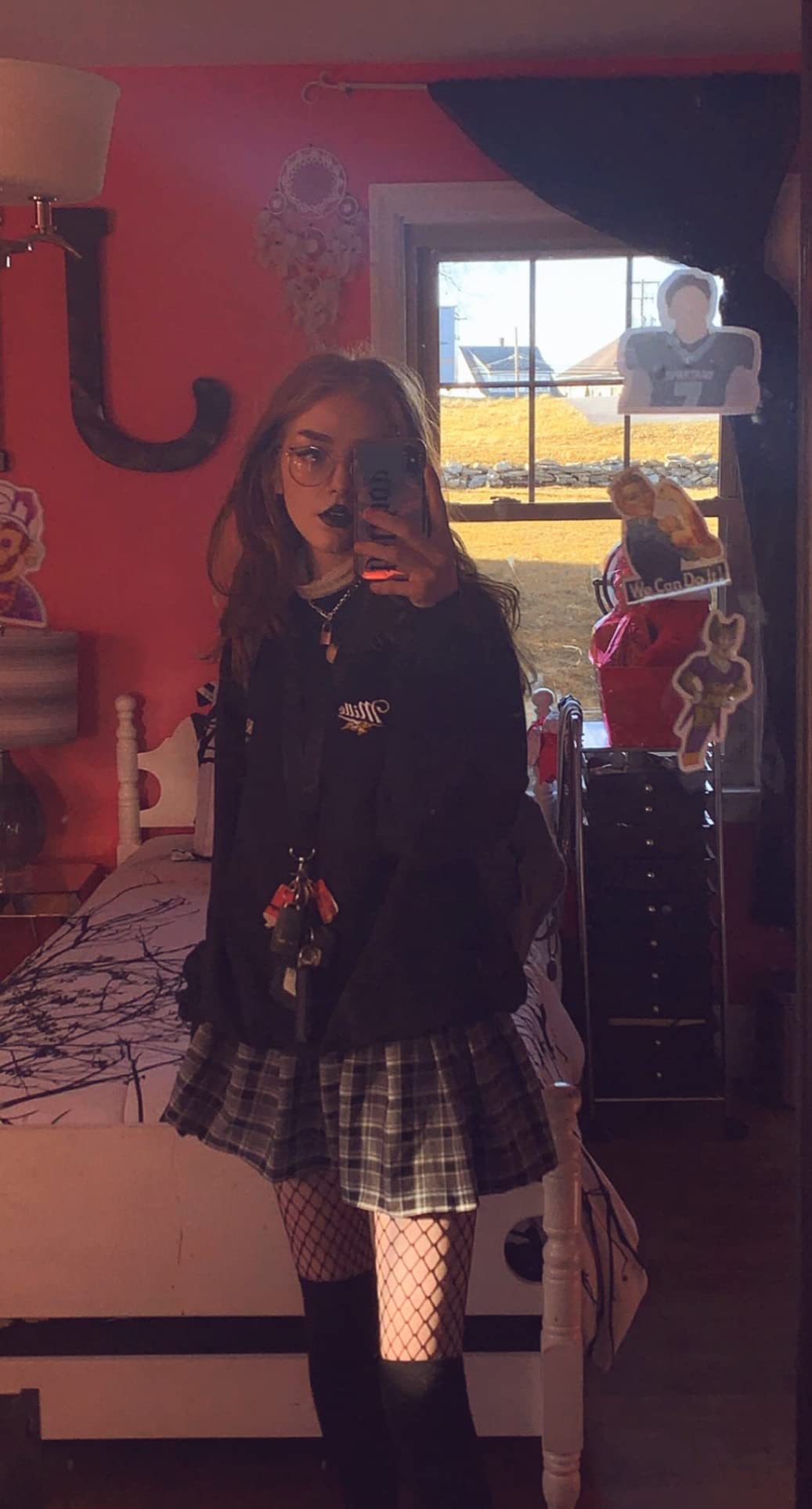 DAZCOS US Size Plaid Skirt for Women with Shorts High Waist Pleated Skater Skirts for Schoolgirl