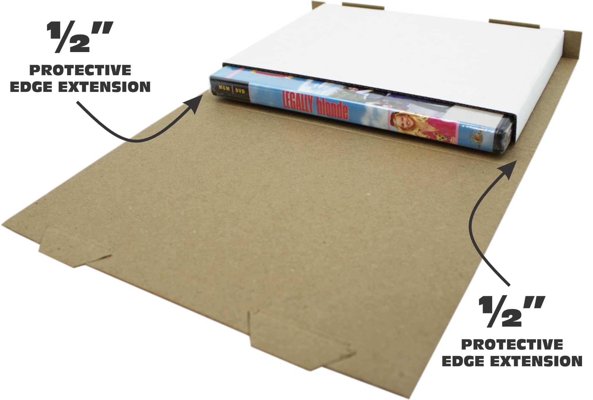 Amazon.com: 10 White Fold-Up Cardboard Standard Single DVD Case