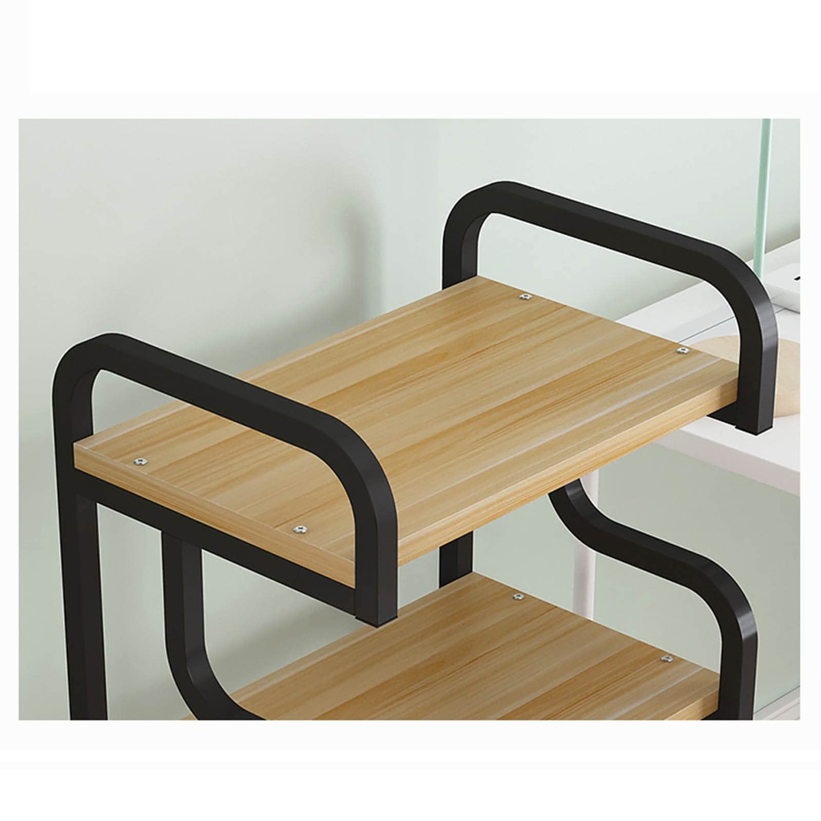 Supporto per stampa Stand da stampante mobile a 3 livelli con pavimento rotolare il trituratore di banca PC STANDO STANDO RECOLO RECOLO REGOLABILE Host su ruote for le forniture for ufficio Scanner fa