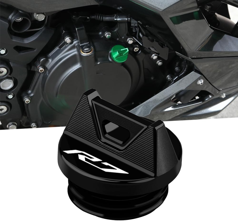 Motorcycle Engine Oil Filler Screw Cover For R7 YZFR7 YZF-R7 YZF R7 yzfr7 2022 2023 2024 CNC Aluminum Oil Cap Accessories black
