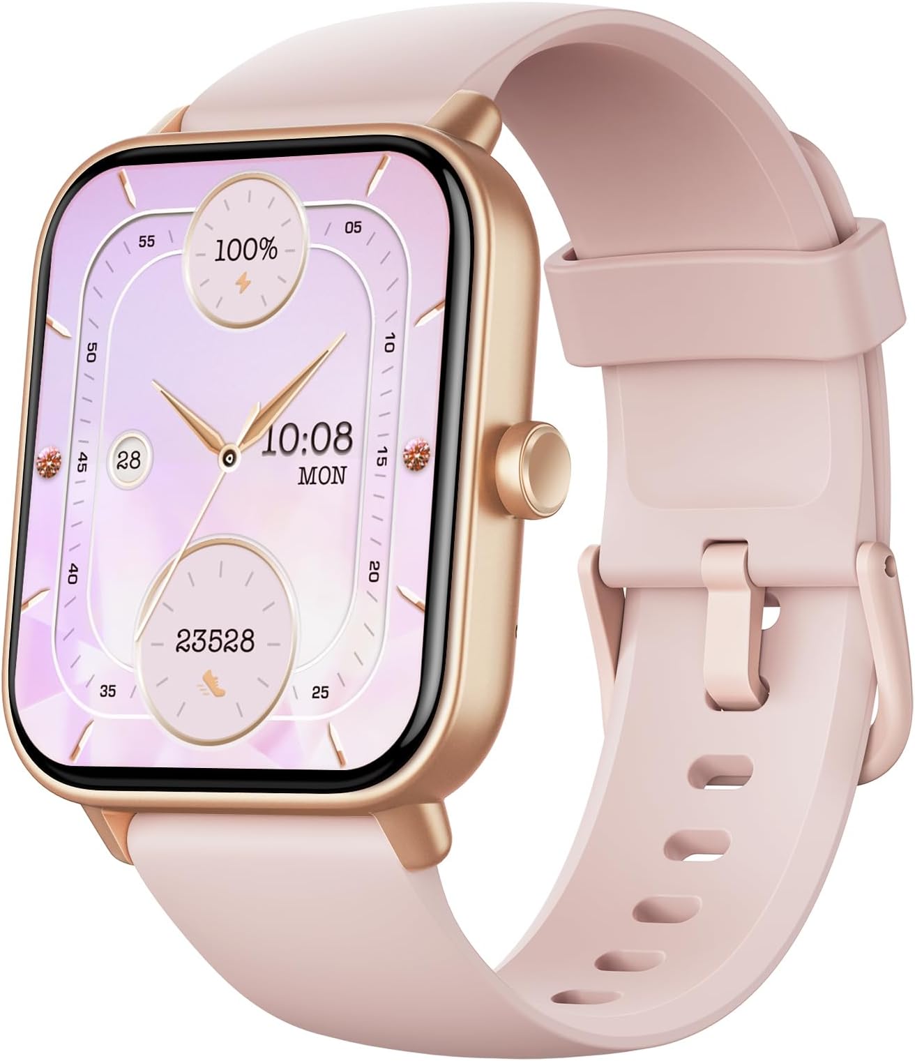 Fitness Tracker Smart Watch Step Trackers with Heart Rate Monitor, IP68 Waterproof 1.3 Inch Color Touch Screen Activity Tracker Sleep Monitoring, Calorie Counter, Pedometer for Men Women