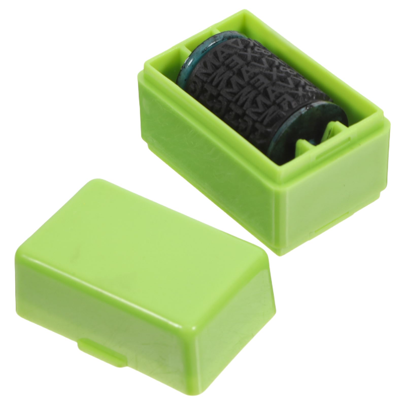 Tampon à Rouleau pour Bloqueur D'adresse Vert Compact et Portable en Abs, Protection Confidentialité pour Contrats et Étiquettes Postales Vol D'identité