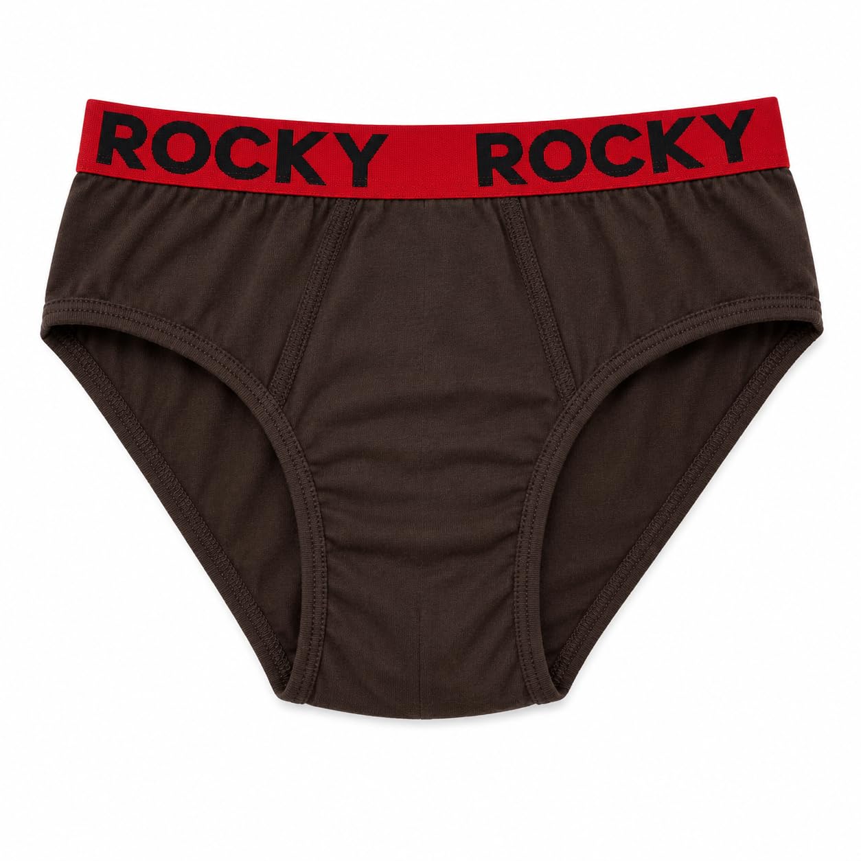 Rocky Men's Brief, Soft & Breathable with Bold Elastic Waistband Pack of 4-image-21