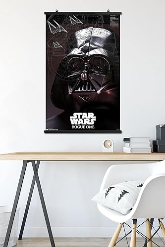 Miniatura 5 de Trends International Star Wars Rogue One - Póster de pared de Lord Sith, 22.375 x 34 pulgadas, paquete de póster y clip