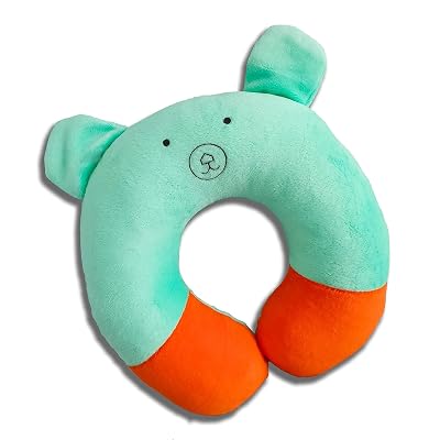 NME COLLECTION Cotton New Born Baby Soft Neck Supporting Pillow for Head Shaping Baby (0-12 Month), Infant Pillow Printe
