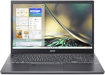 Aspire 5 15.6" Laptop i5-12450H 12GB RAM 512 GB PCIe SSD Windows 11 Home A515-57-5186