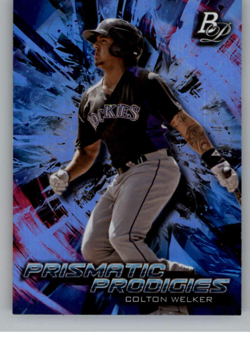 2018 Bowman Platinum Prismatic Prodigies #PPP-5 Colton Welker NM-MT Colorado Rockies Baseball