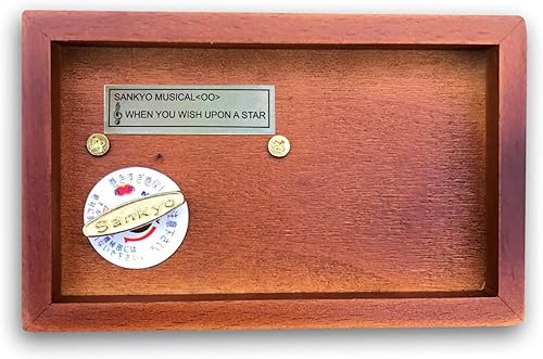 Miniatura 193 de BinkeGG Caja de música con forma de corazón hueco de madera con mecanismo musical Sankyo, melodía: Howl's M0ving Castle (Merry Go Round of Life)