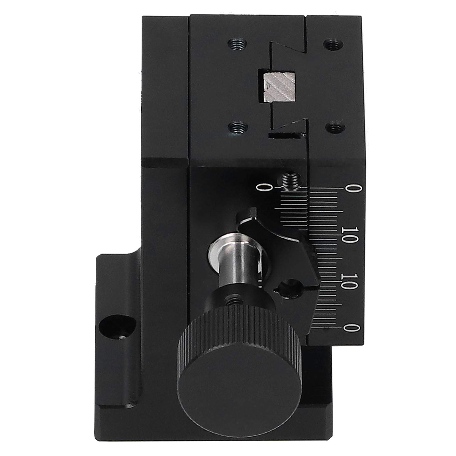 Plataforma de corte manual de cola de milano de eje Z, plataforma de elevación de engranajes de alta precisión A40, plataforma de traslación lineal de 40 x 40 mm, etapas lineales de alta precisión