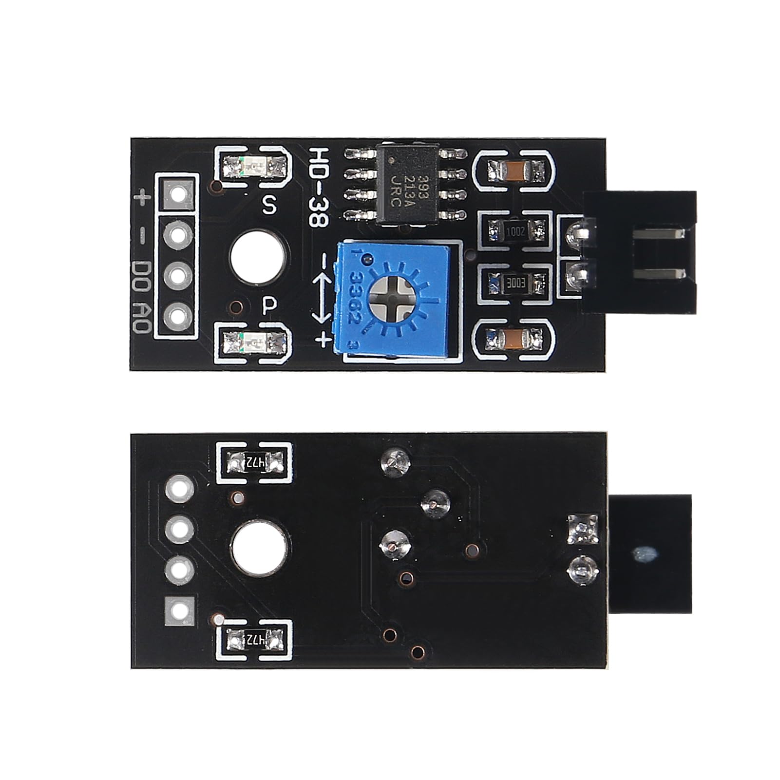 3 Sets Bodenfeuchtigkeitssensor, Feuchtigkeitsdetektor mit korrosionsbeständiger Sonde, Bodenmeldermodul Digitaler Analoger Signalausgang für Garten Automatische Bewässerungssystem