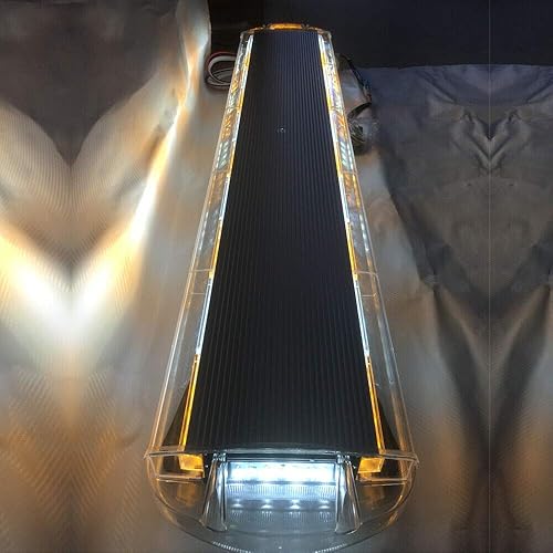 Miniatura 8 de Barra de luces estroboscópicas LED de 47 pulgadas, 88 luces de advertencia de emergencia, 15 patrones estroboscópicos, luces de advertencia de