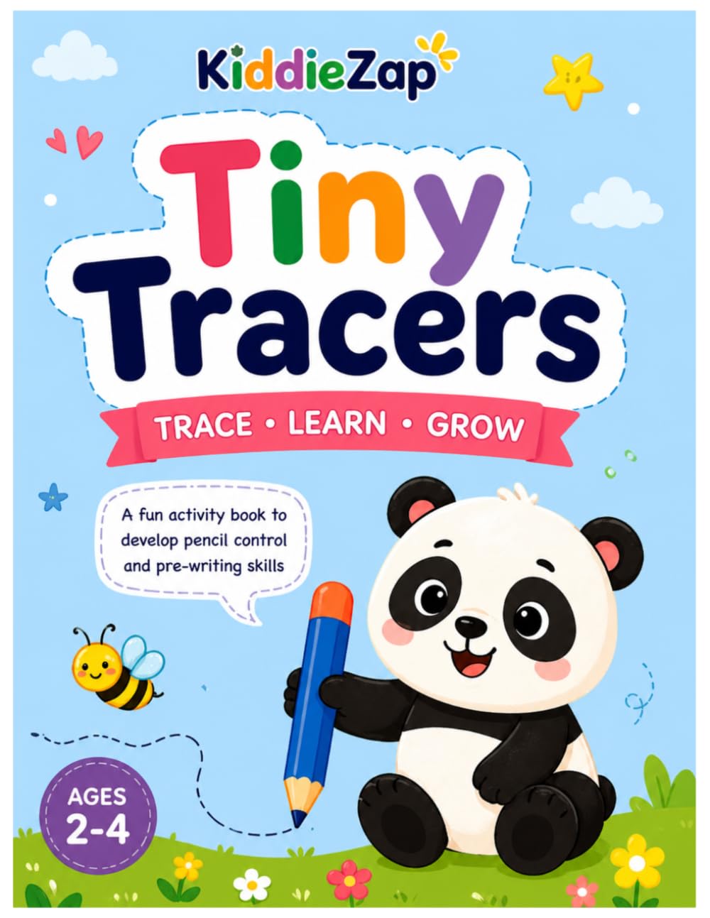Tiny Tracers: Tracing Lines Workbook for Kids Ages 2–4 | Preschool Pre-Writing & Pencil Control: 30 Colorful Activity Pages to Improve Fine Motor Skills, Focus & Early Learning