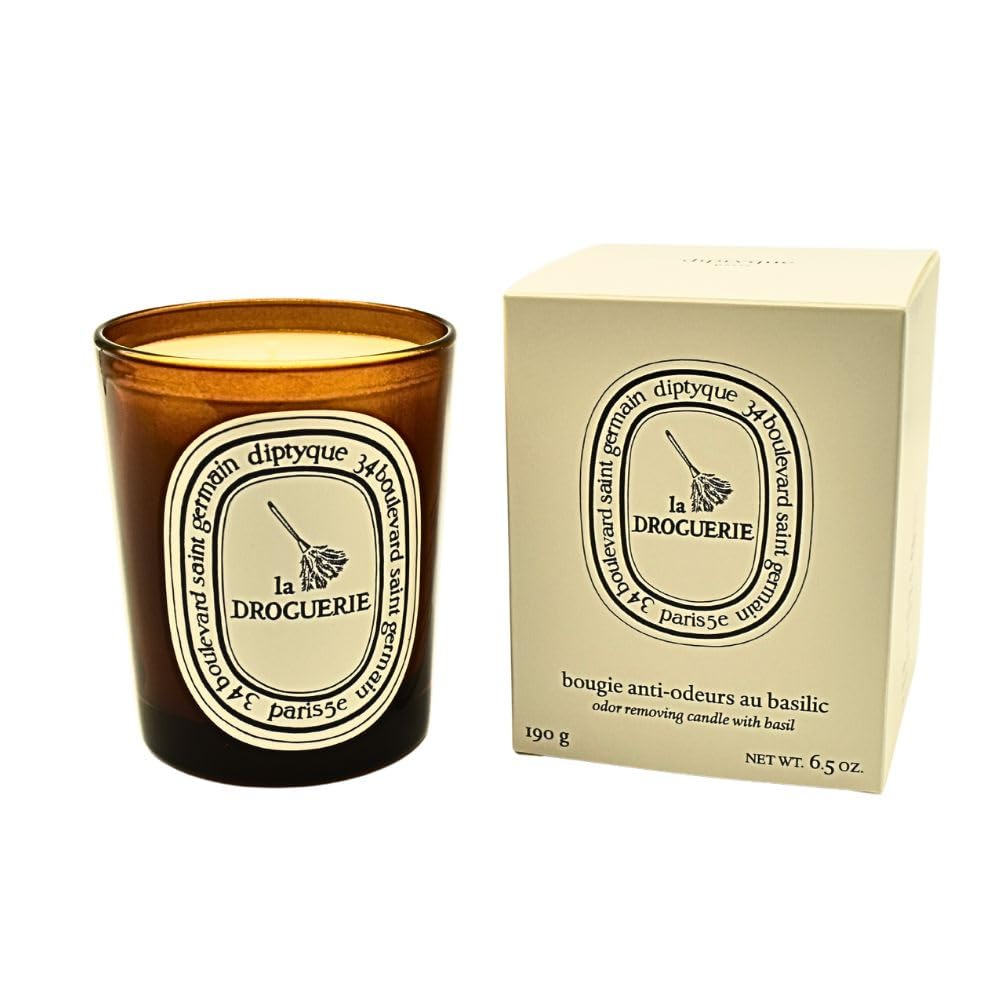 Diptyque Green Odor Removing Candle With Basil