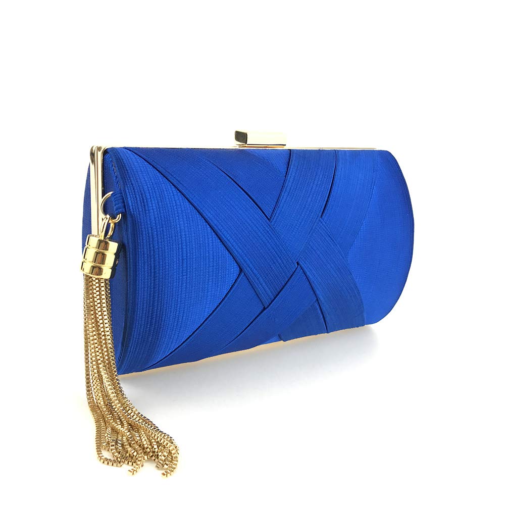 Zebrum Damen Abend-Clutch - Elegante Party-Handtasche Mit Abnehmbarem Schulterriemen