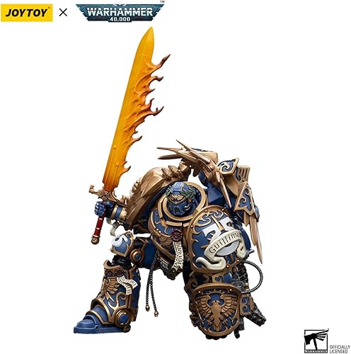 Miniatura 6 de JOYTOY × Warhammer 40k 118 Figura de acción Ultramarines Primarch Space Marine Roboute Guilliman