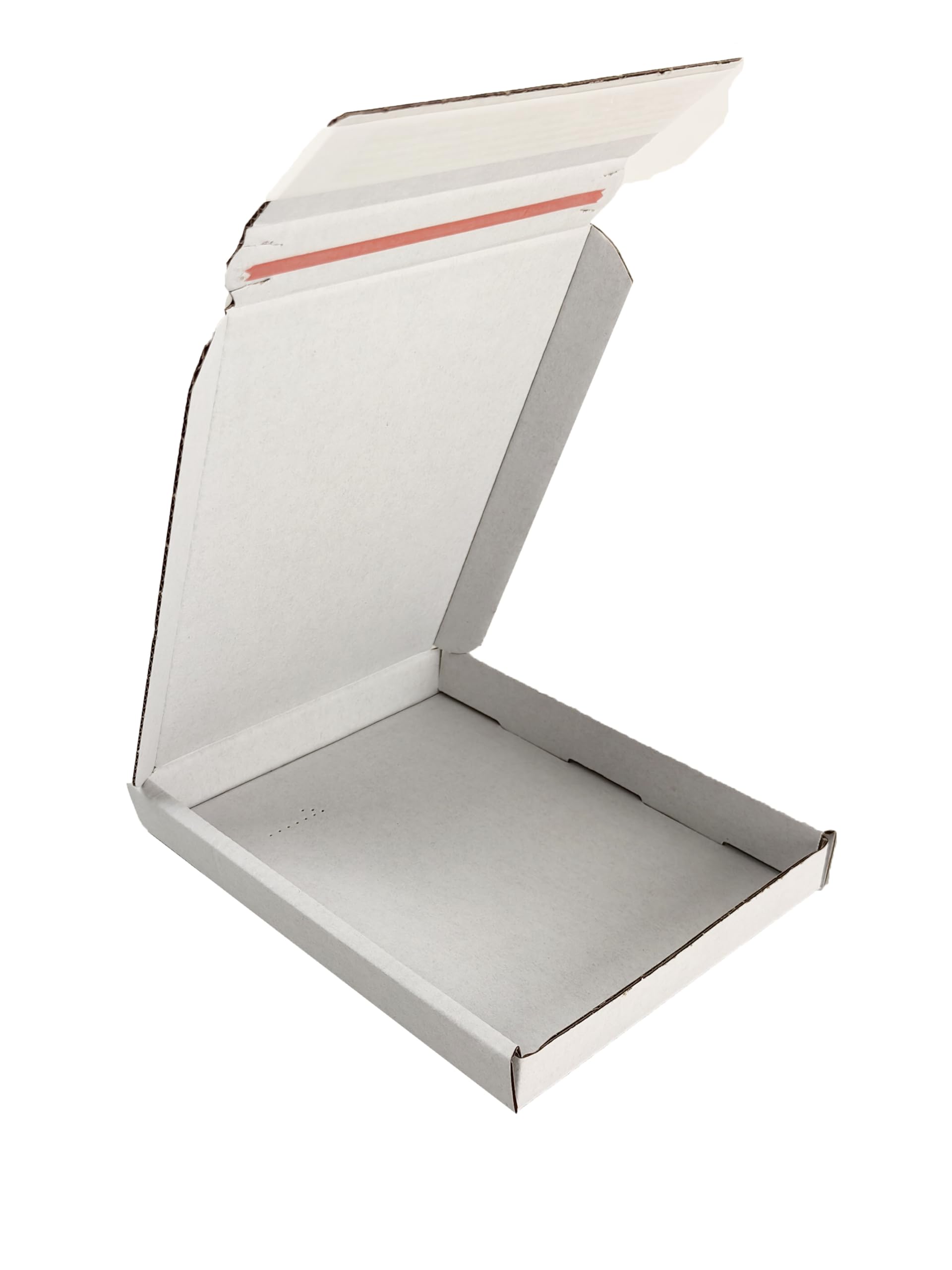 MEG4TEC PEEL & SEAL White Large Letter Shipping Mailing Postal C6 A6 PIP Box Strong Corrugated Cardboard Gift Boxes Size 160mm x 110mm x 20mm (1000)
