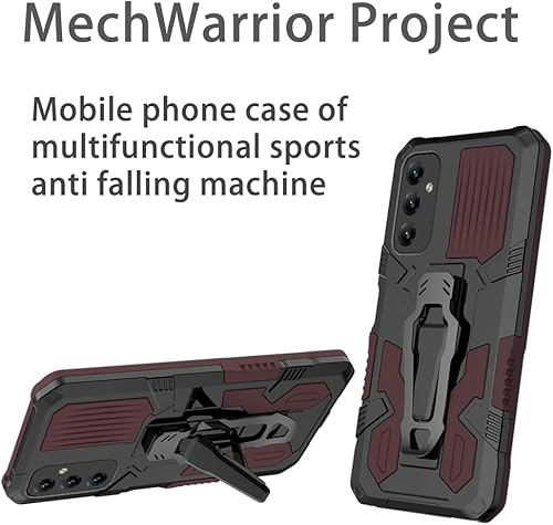 Miniatura 8 de Funda compatible con Samsung Galaxy A32 5G, función atril integrado a prueba de golpes, compatible con Samsung Galaxy A32 5G, funda 2 en 1, color