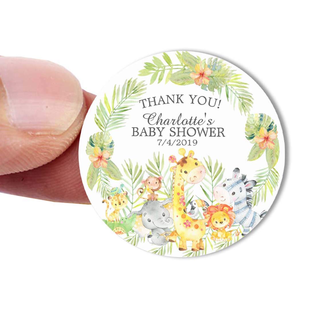 Autocollants Personnalisés Ronds - 100 à 300 Pièces - Idéal Mariage, événements, Logo Entreprise, Décoration Murale - 4