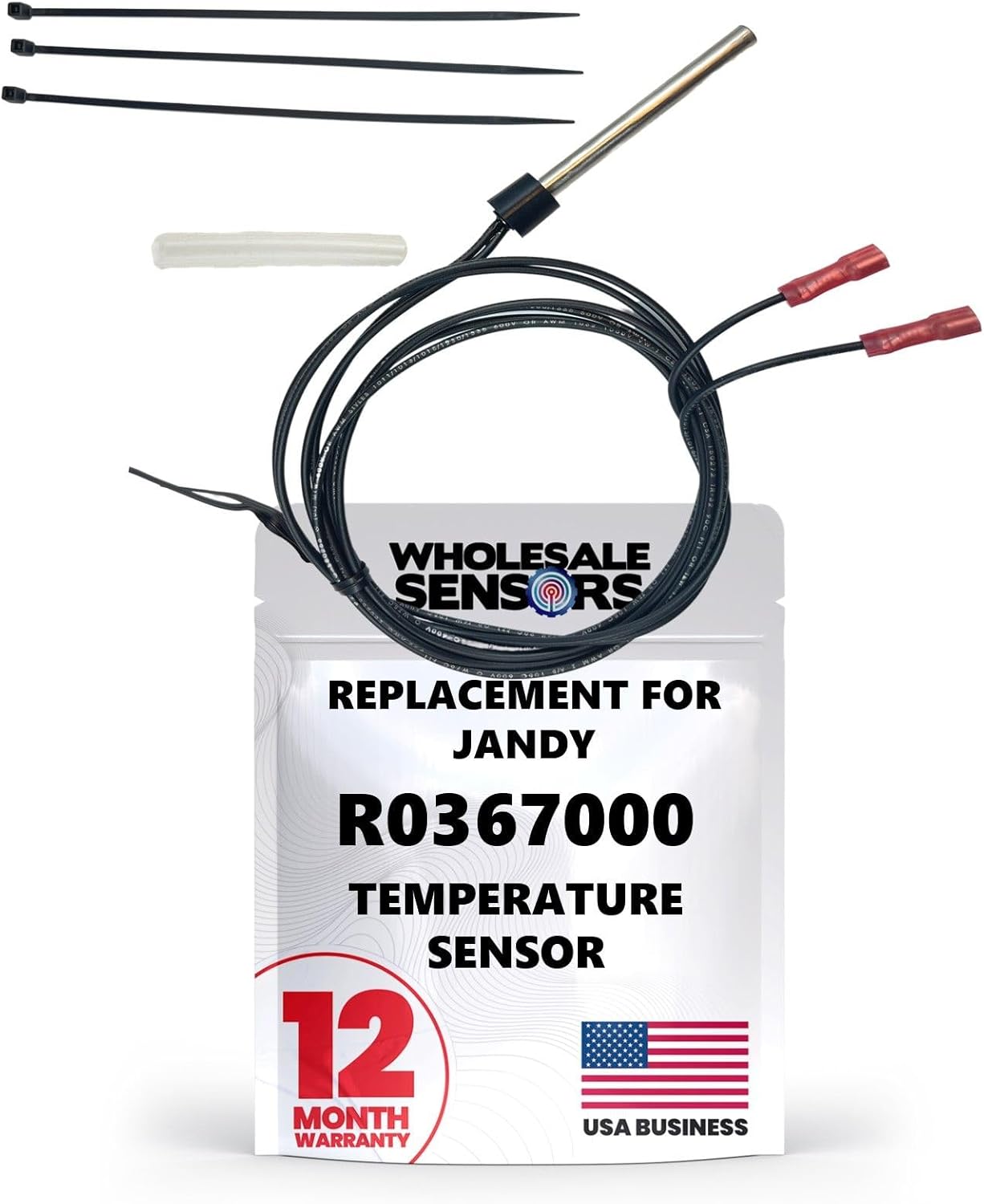 Wholesale Sensors Jandy R0367000 Replacement Temperature Sensor for Pool and Spa Heater 12 Month Warranty