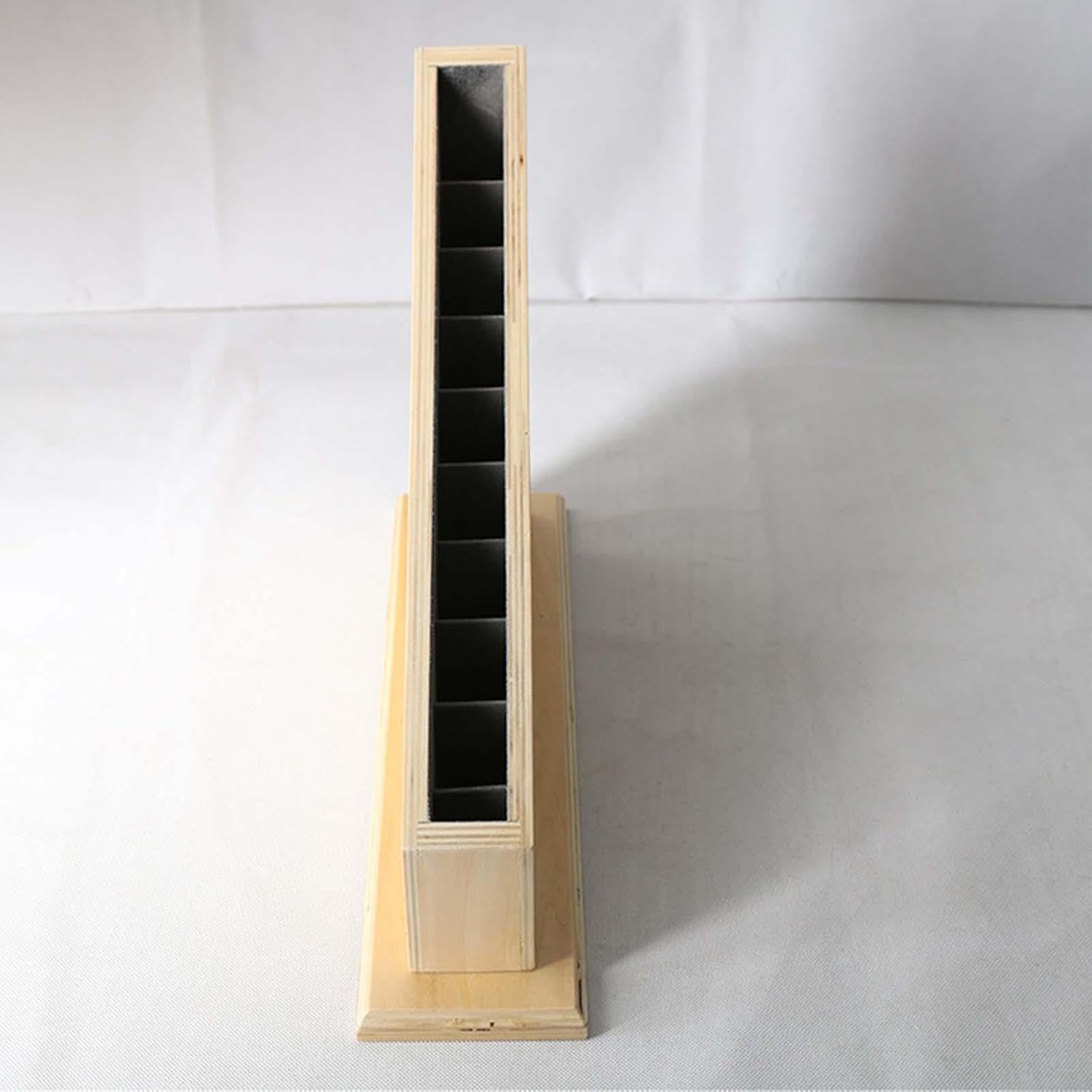 Rods Stand Wooden Supplies Subtraction Red Blue Rods Number Rods Rack, Red Blue Long Sticks Base for Preschool Kids