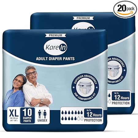 KareIn Premium Adult Diaper Pants, Extra Large 100-150 Cm (40