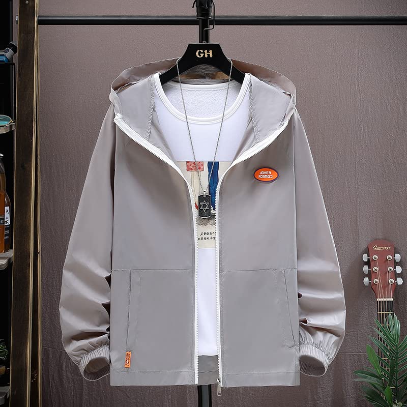 AAPAH Spring Hooded Jacket Men Casual Male Waterproof Windproof Clothing Boys Streetwear Plus Size3