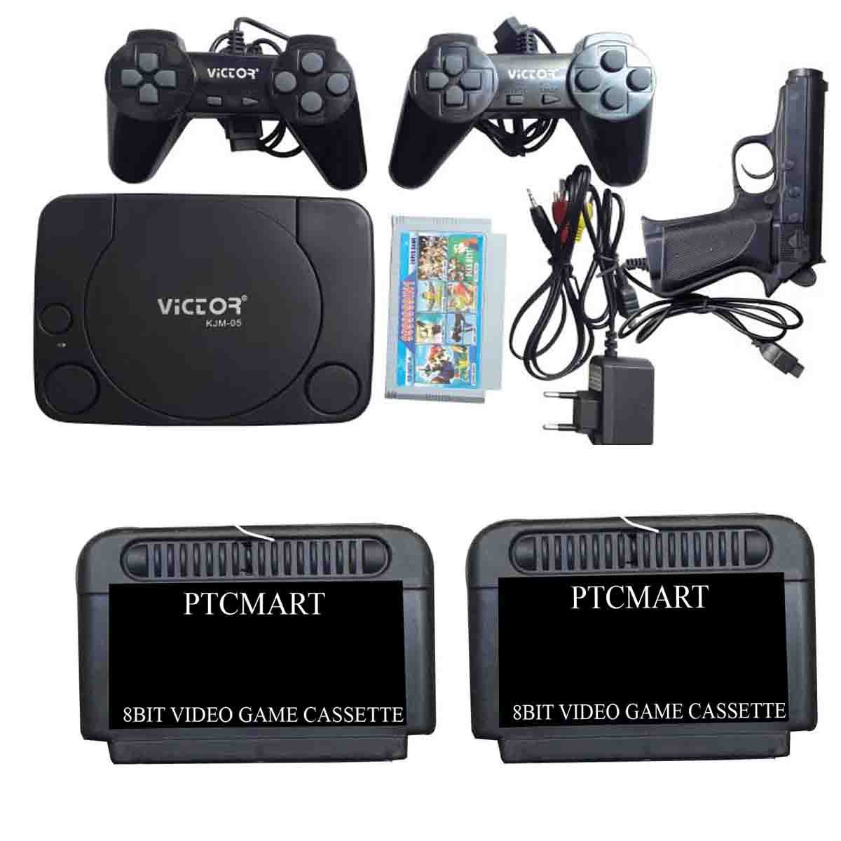 PTCMART 8 Bit Doremon tv video game with 2 cassettes Extra Amazon.in