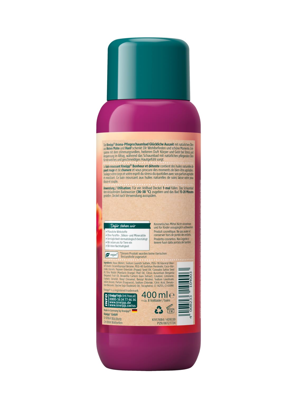Kneipp – Aceite de baño aromático suave sueño, 400 ml