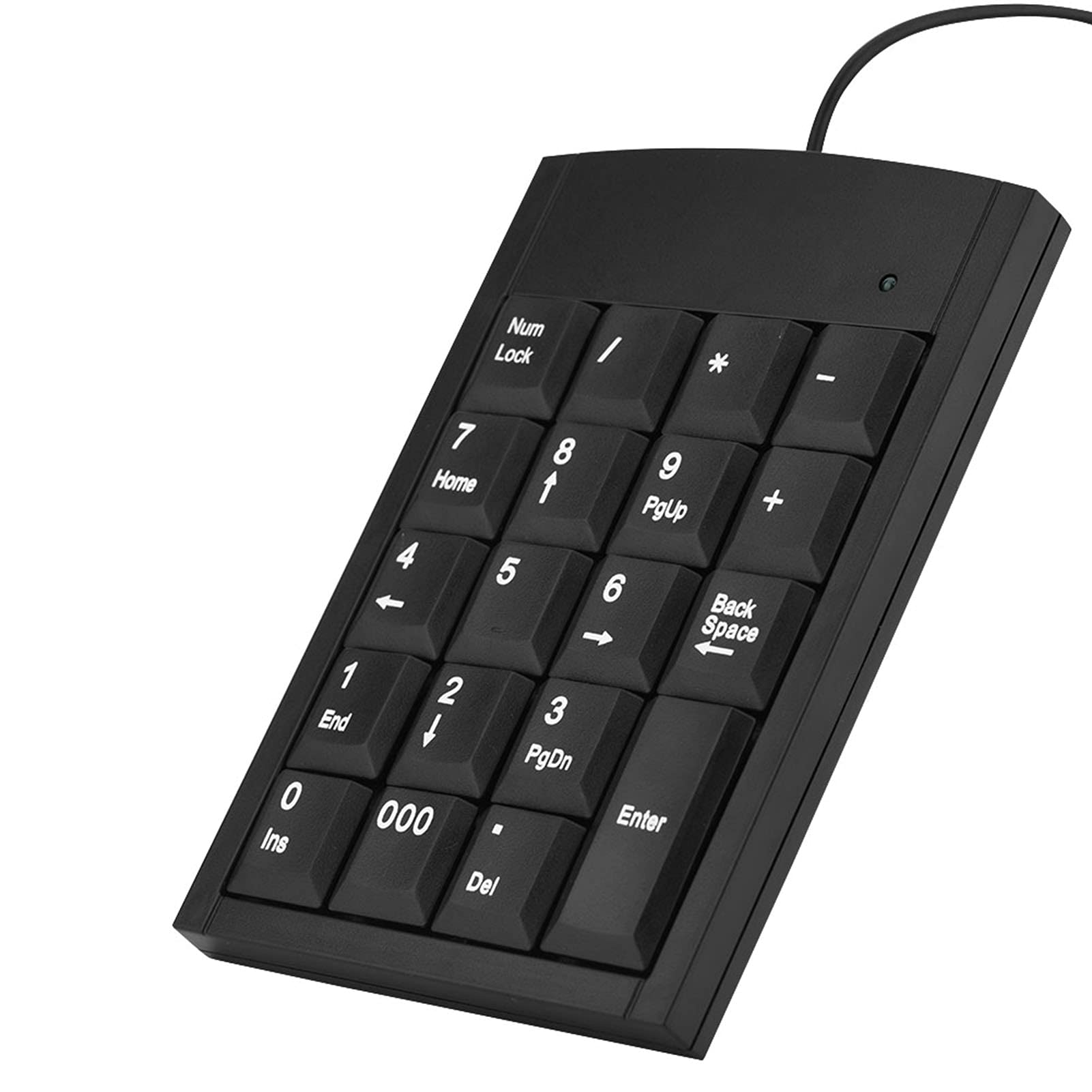 Tbest Numerical Keypad for Laptop, USB Number Pad for Laptop, Portable Mini USB Numeric Keypad Number Keyboard for Laptop