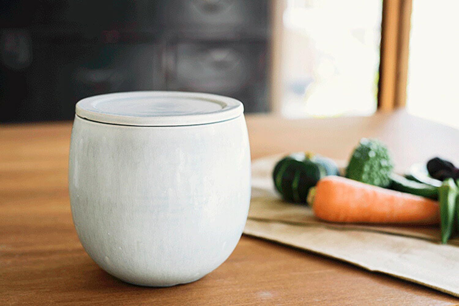 糠漬け容器♡幸の壺ね 初心者でも簡単！使いやすさにこだわったぬか漬け容器《ぬかどこ