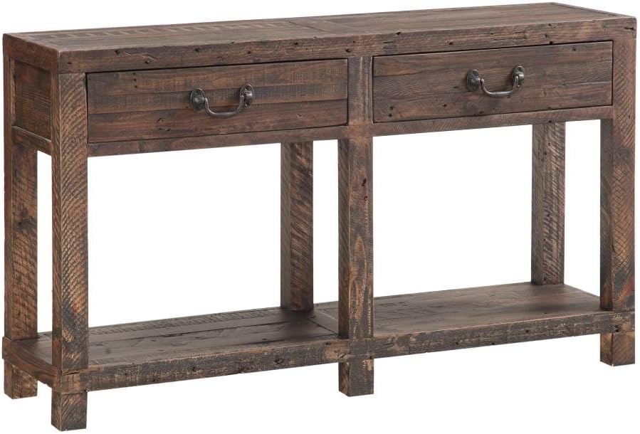 Craster Reclaimed Wood Console Table, Smokey Taupe