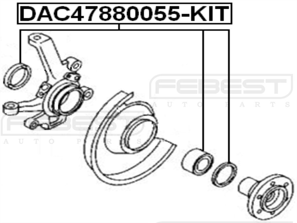 Amazon.com: Um5133047 - Front Wheel Bearing (47X88X55) For Mazda  