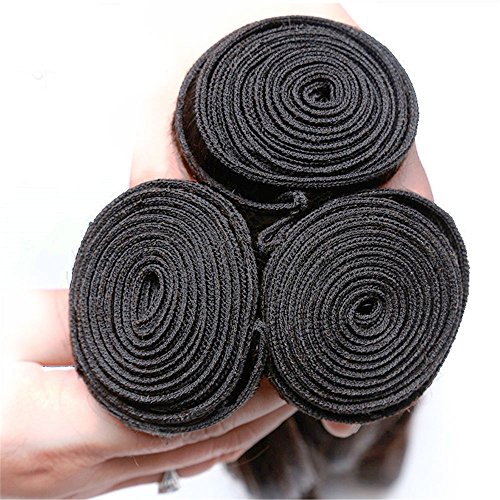 Loose Wave 3 Bundles Real Peruvian Virgin Human Hair 10 12 14 Inch 100G/Bundle 9A Unprocessed Hair Weave Bundles Full Thick Double Weft Bundles Natural Color Hair #TOP7