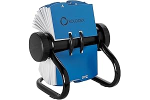 Rotary Rolodex Business Card File for Efficient Networking and Organization