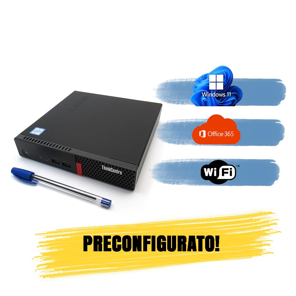 Lenovo ThinkCentre M720q Tiny Intel Six Core i5 8400T 256GB SSD