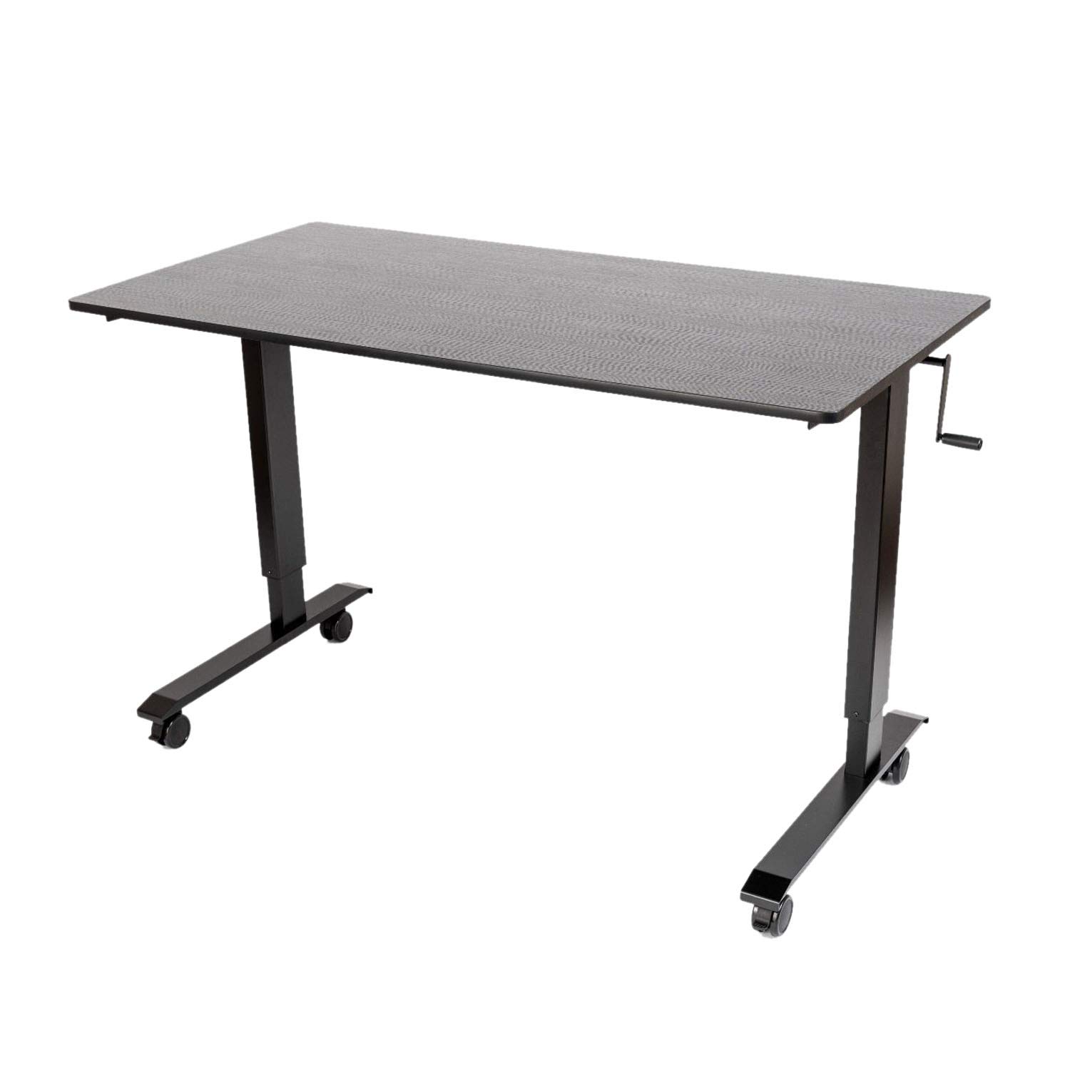 Luxor STANDCF60-BK BO 60 High Speed Crank Adjustable Stand Up Desk