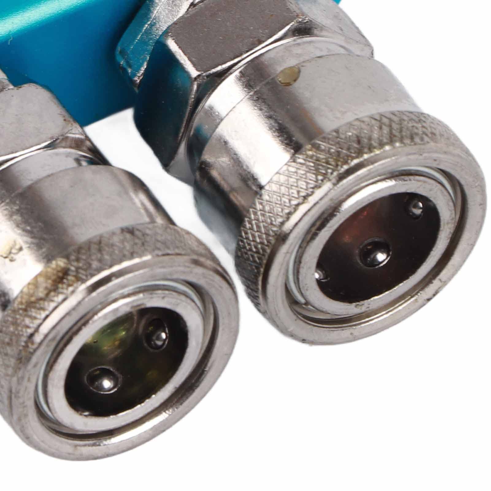 Aexit Gomito Ottone 90° – Filettatura Femmina-Femmina 3/4 PT – Raccordo Rapido Per Aria E Acqua – Tono Oro - 3