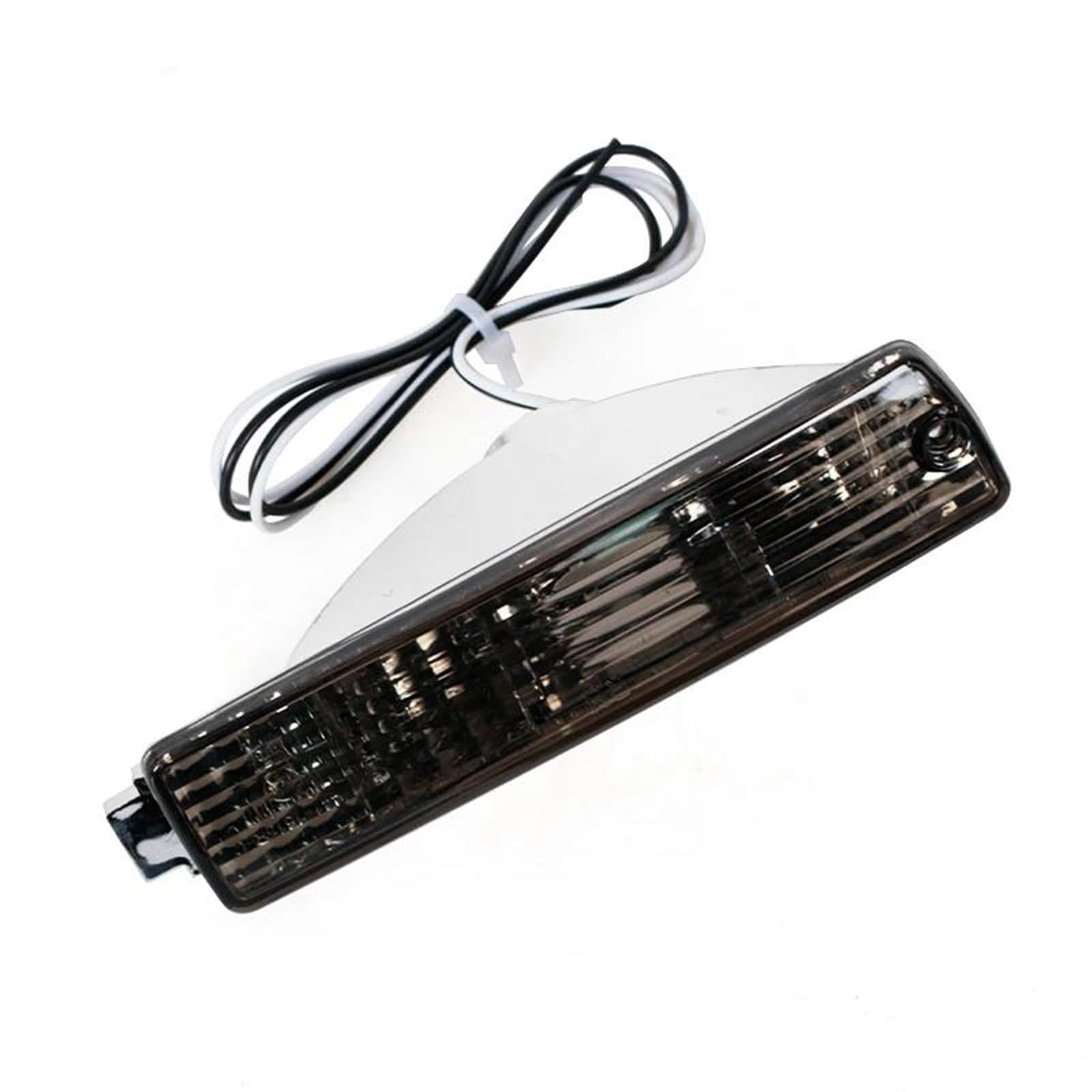 Clignotants Auto Lot De 2 Clignotants De Pare-Chocs Avant pour VW pour Golf 2 MK2 pour Jetta 2 MK2 1980-1992, avec Harnais Et Accessoires Indicateurs Latéraux(Black-1Pair)