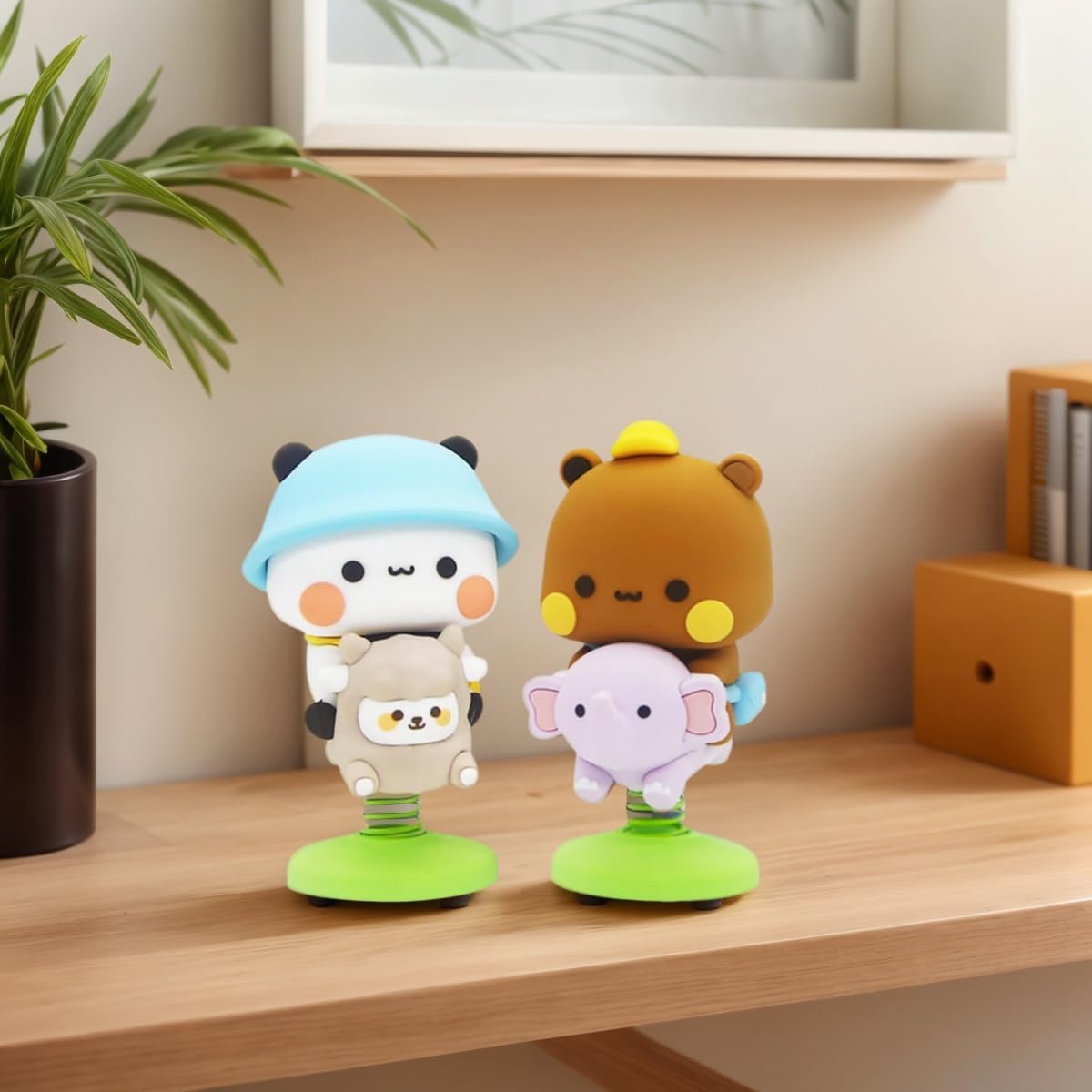 Figurine Panda Kawaii Bubu Dudu Décoration Voiture Et Intérieur - Cadeau Enfant Pop Hello Kitty