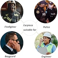 Vista 7 de Auricular en forma de G con micrófono PTT para Motorola XPR3000 3000E XPR3300 XPR3500 Walkie Talkie Radio de 2 vías