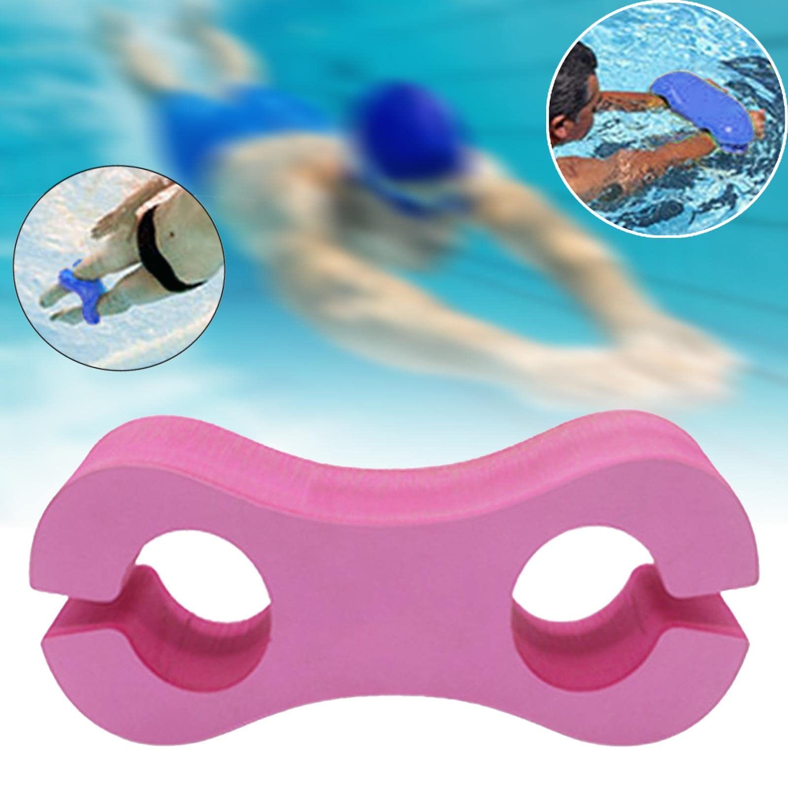 Schwimmflotation Schaumstoff Beinboje Schwimmstütze Trainingshilfsmittel Auftrieb für Schwimmtraining Kinder Jugendliche Sport Erwachsene, Rot