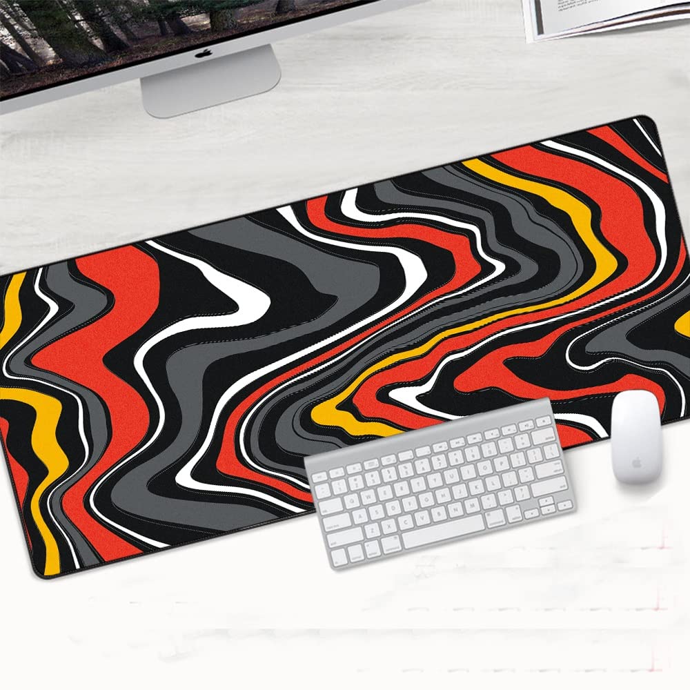 Tappettino del Mouse 900x400mm. XXL. Gaming Mouse Pad Large Gamer Gamer Gamer Art Table Computer Mousepad Soft Maause Pad XL. Tappetini da Tavolo Astratti da Tastiera Tappetino per Mouse da Gioco (Co