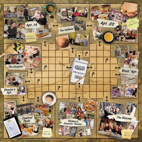 CLUE: Juego de mesa oficial Friends, resuelve el misterio miniatura 5