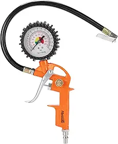 Calibrador de Pneus Pneumático com Encaixe Rosca 1/4" – Precisão, Durabilidade e Uso Profissional