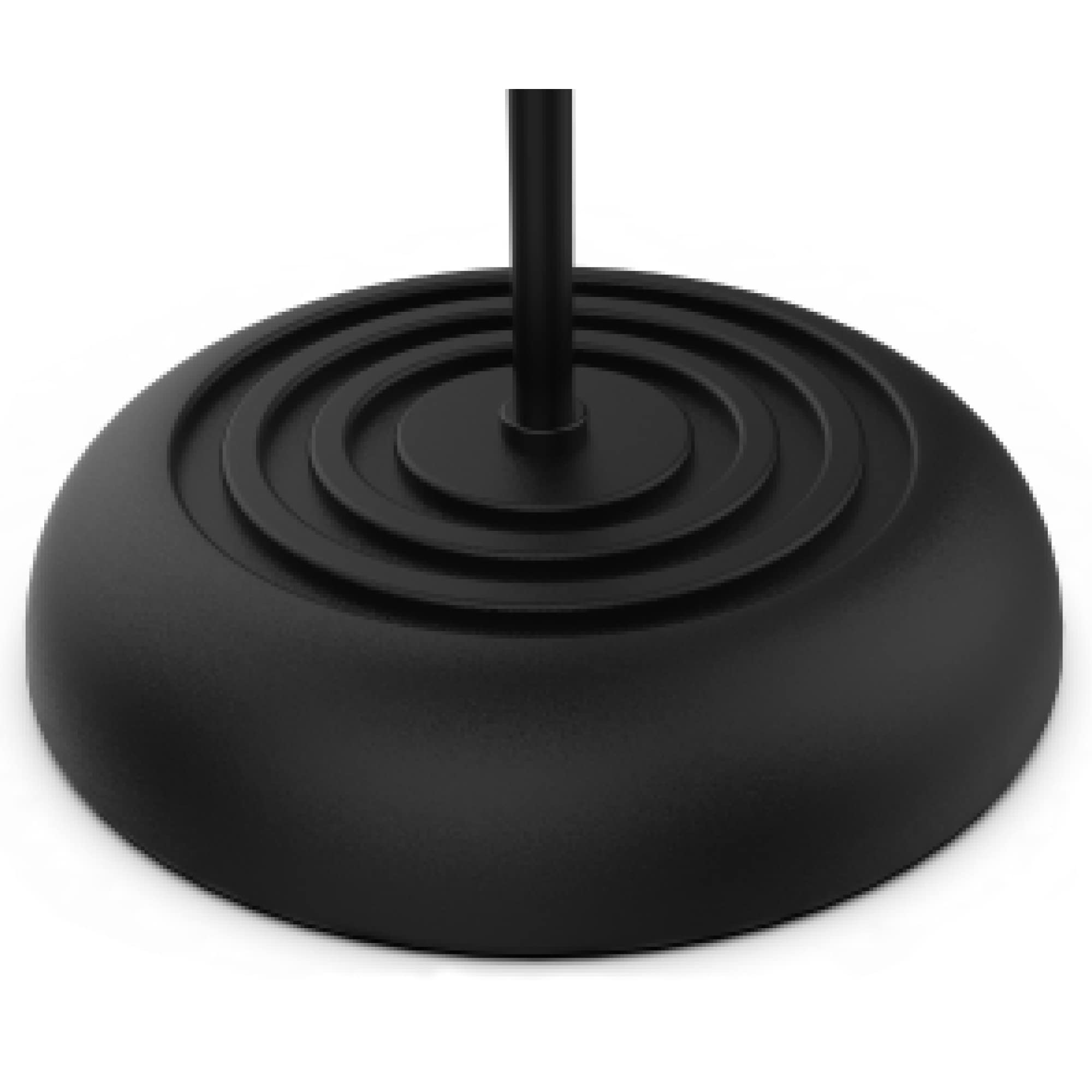 Audibax Base 5 Black Soporte de Micrófono Regulable con Base Redonda